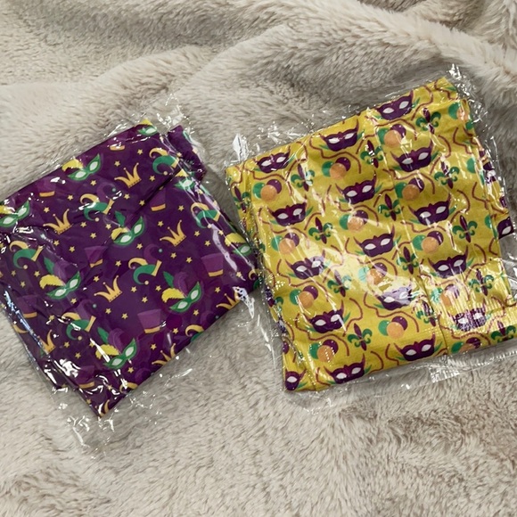 New set/2 Mardi Gras neck gaiter kid’s - Picture 1 of 5